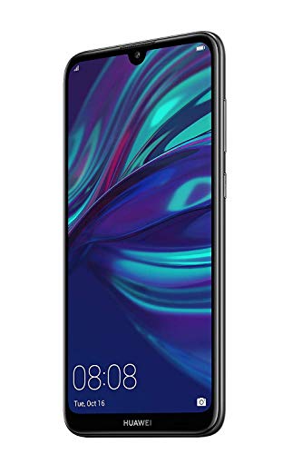 Huawei Y7 2019 Dual-SIM Smartphone 15,9 cm (6,26 Zoll) (4000mAh Akku, 32 GB interner Speicher, 3GB RAM, Android 8.0) midnight black